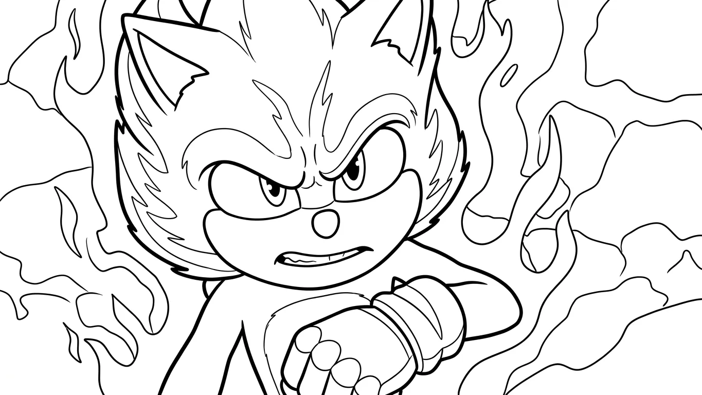 Sonic 3 Para Colorear para colorear para imprimir para niños