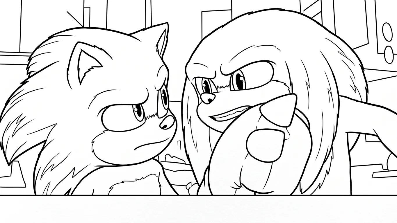 Sonic 3 Para Colorear para colorear para niño de 10 años