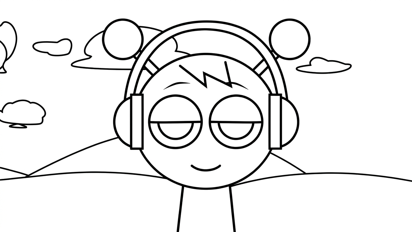 imprimir Sprunki Para Colorear para colorear gratis