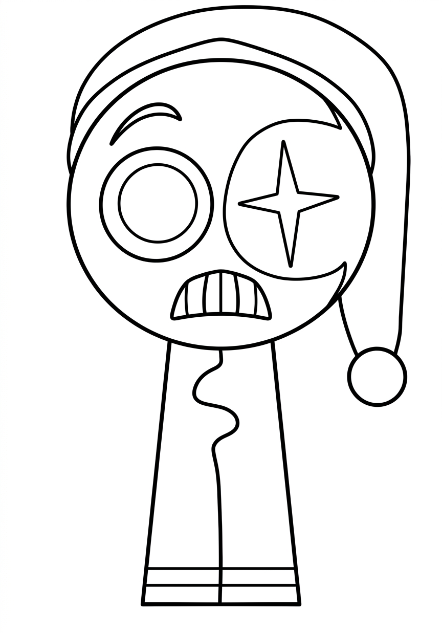 Sprunki Para Colorear para colorear para niño para imprimir gratis