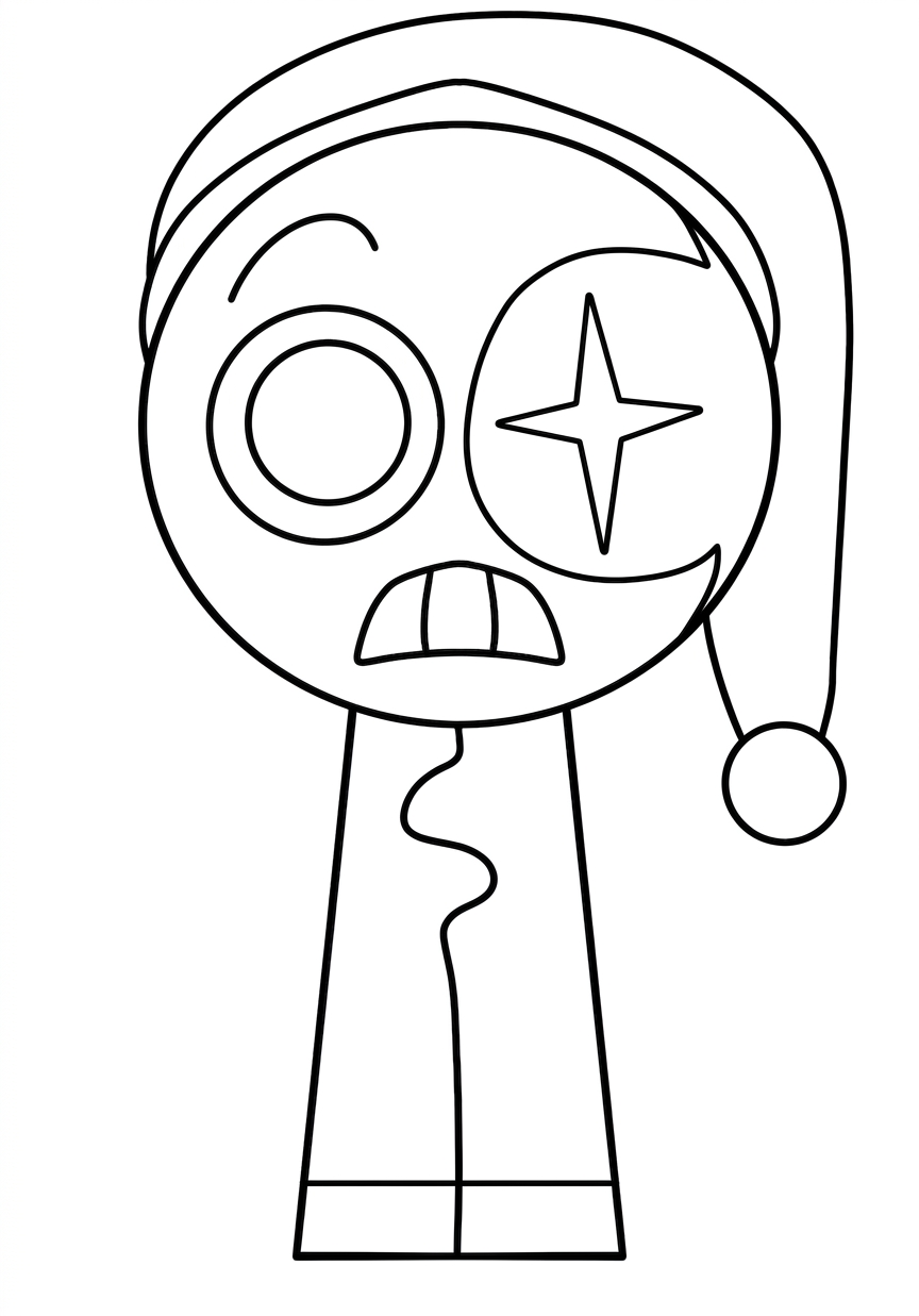 Sprunki Para Colorear para colorear para imprimir gratis 1