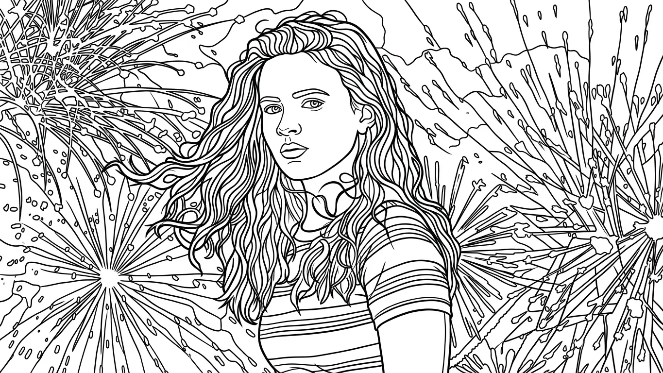 Stranger Things Para Colorear para colorear gratis para niños
