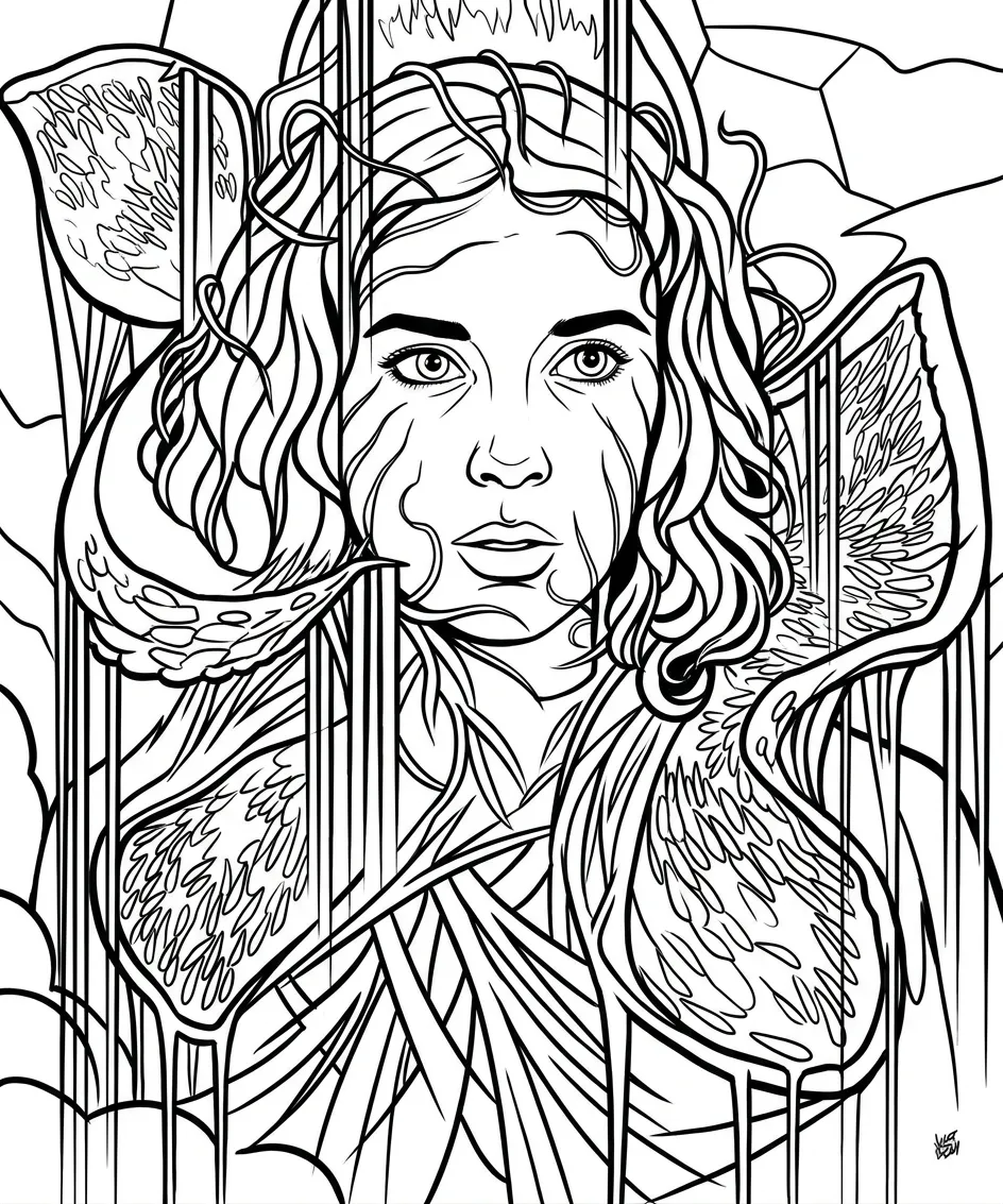 Stranger Things Para Colorear para colorear para niños