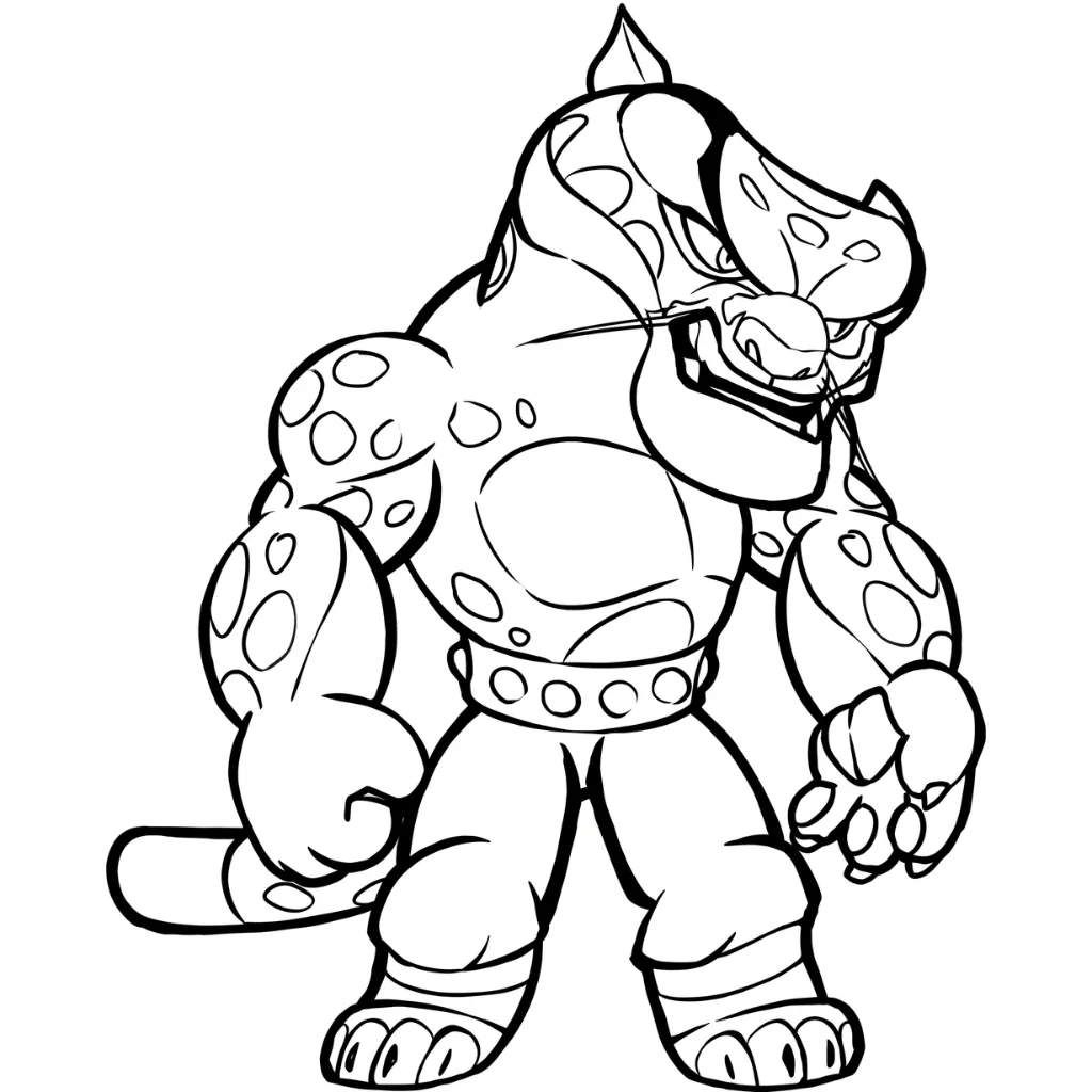 Tai Lung 10 para colorear para niño gratis
