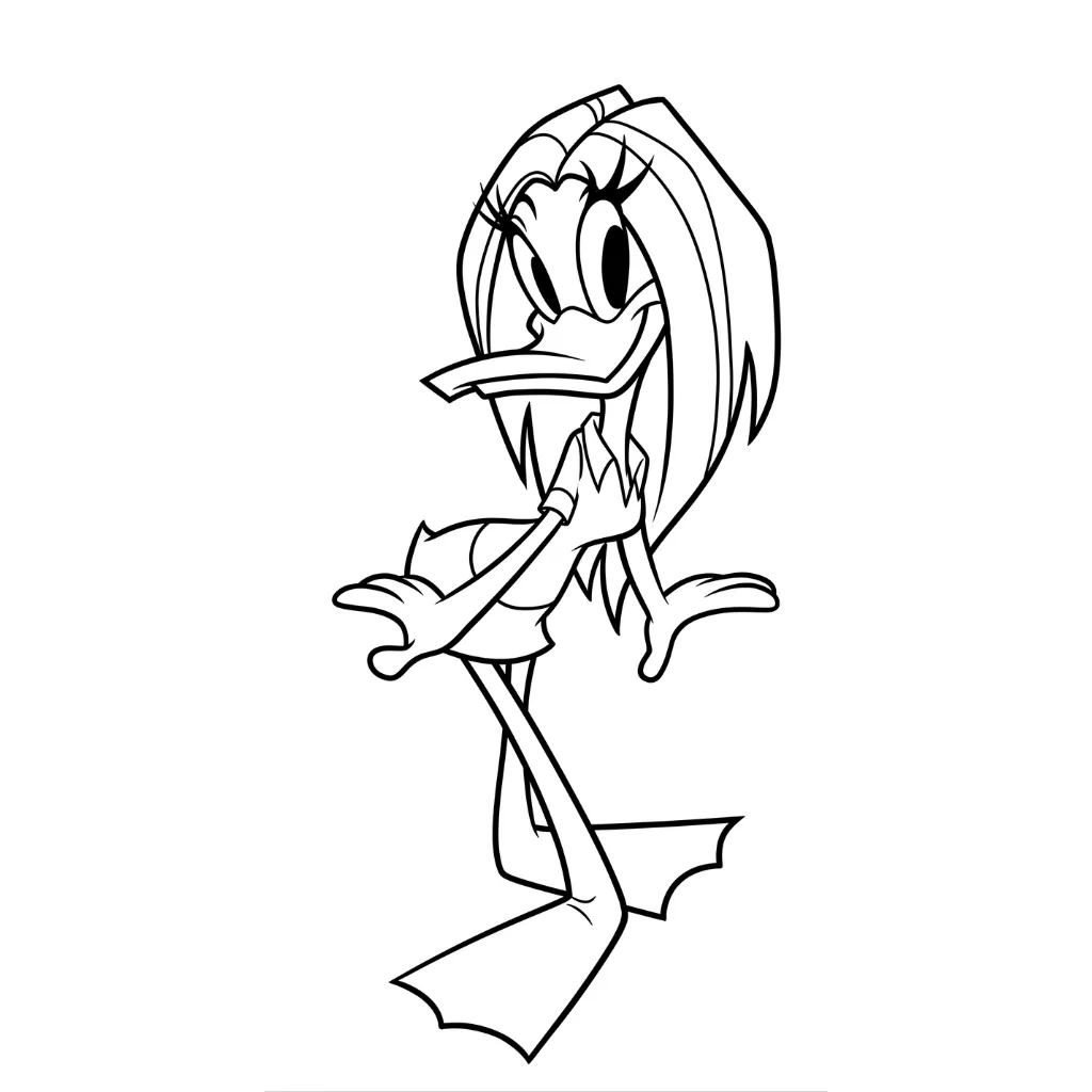 Looney Tunes 28 para colorear para imprimir a4