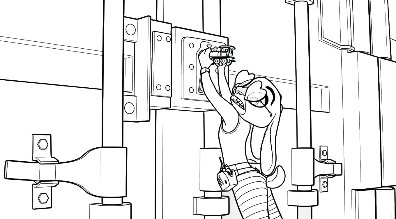Zootopia 2 Para Colorear para colorear para imprimir para niño de 8 años