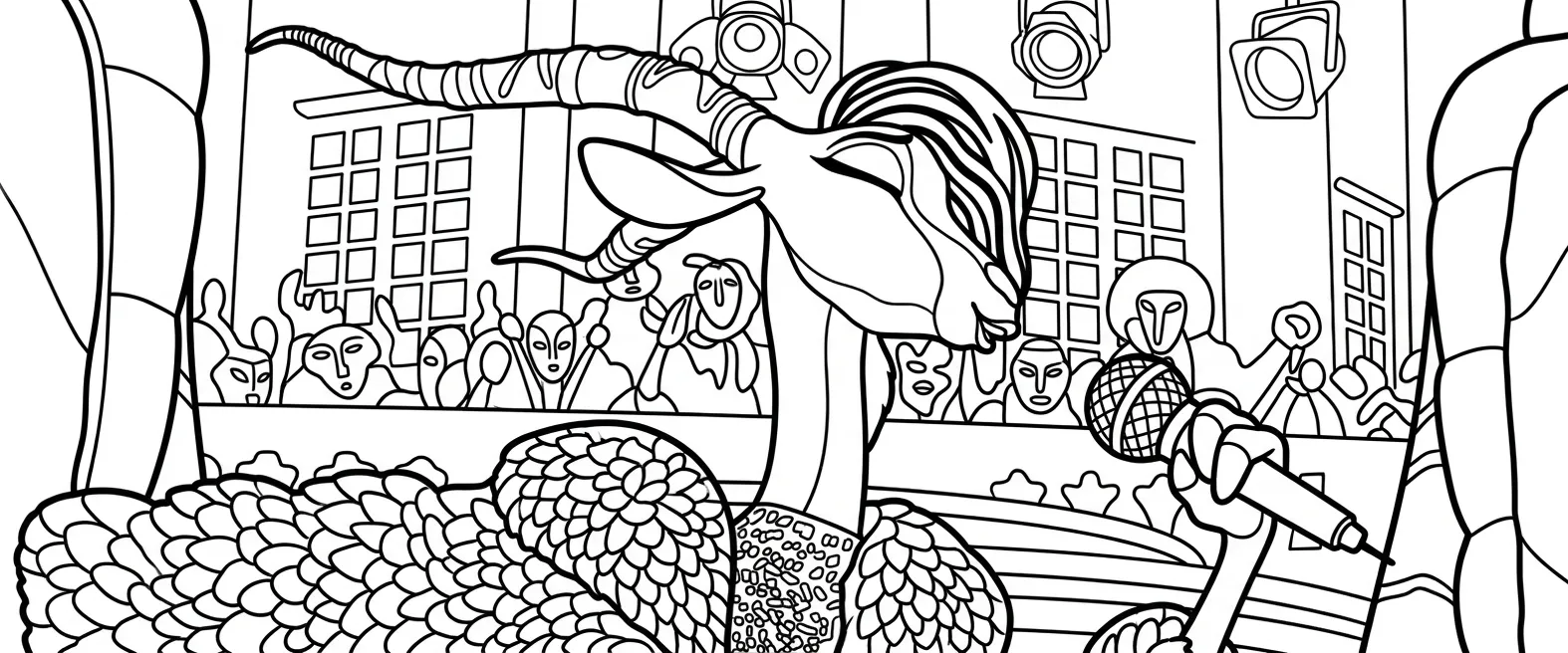 Zootopia 2 Para Colorear para colorear para niños para imprimir