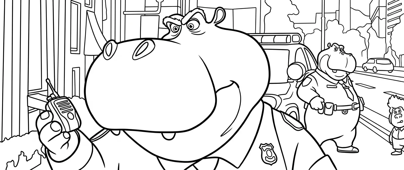 Zootopia 2 Para Colorear para colorear para niño para imprimir