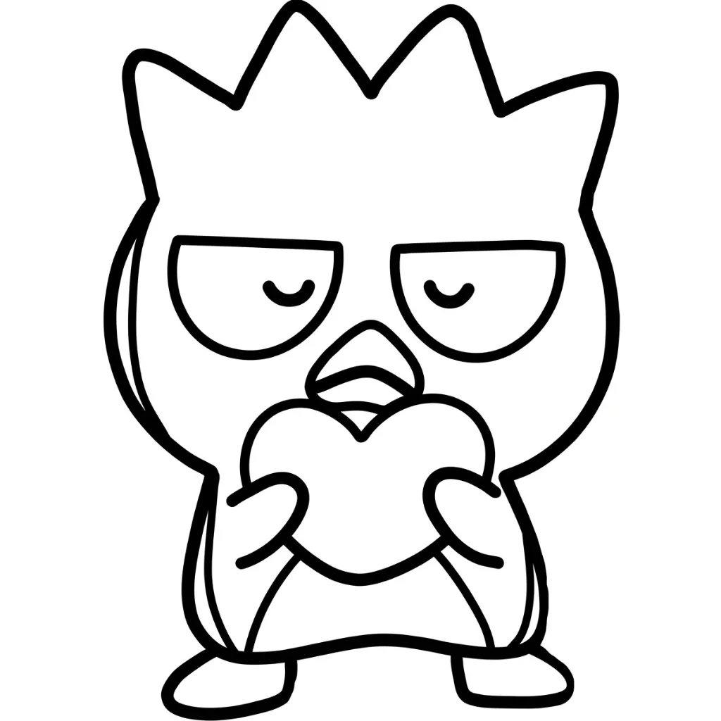 Badtz Maru 17 para colorear para imprimir kawaii