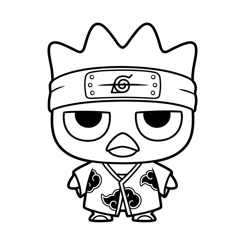 Badtz Maru 23 para colorear para imprimir gratis