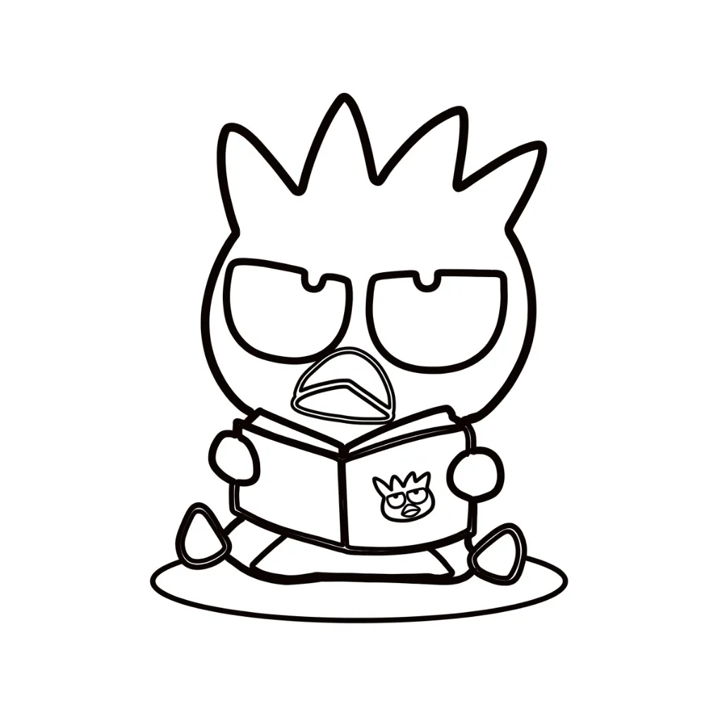Badtz Maru 25 para colorear y recortar para imprimir