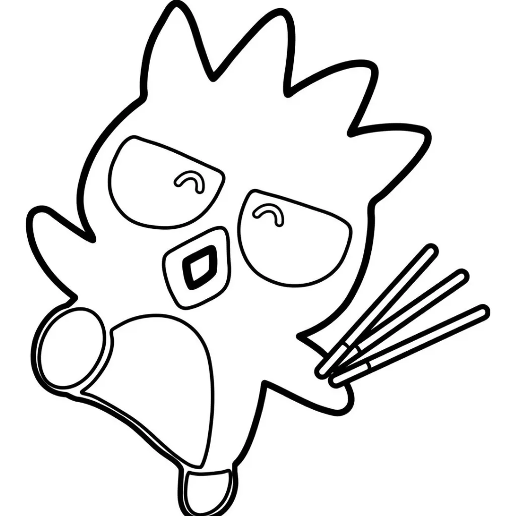 Badtz Maru 3 para colorear gratis para imprimir