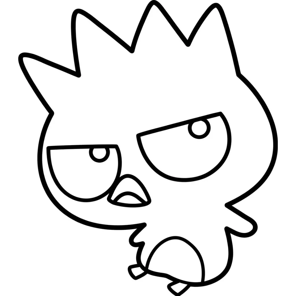 Badtz Maru 5 para colorear gratis en línea