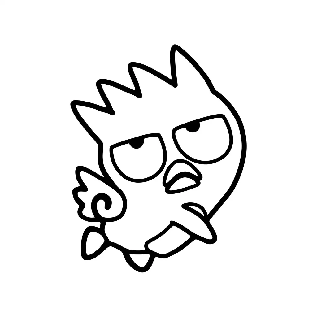 Badtz Maru 8 para colorear para niño
