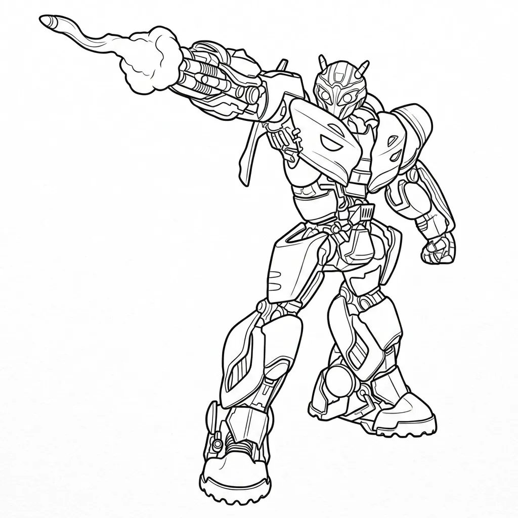 descargar Bumblebee 13 para colorear gratis