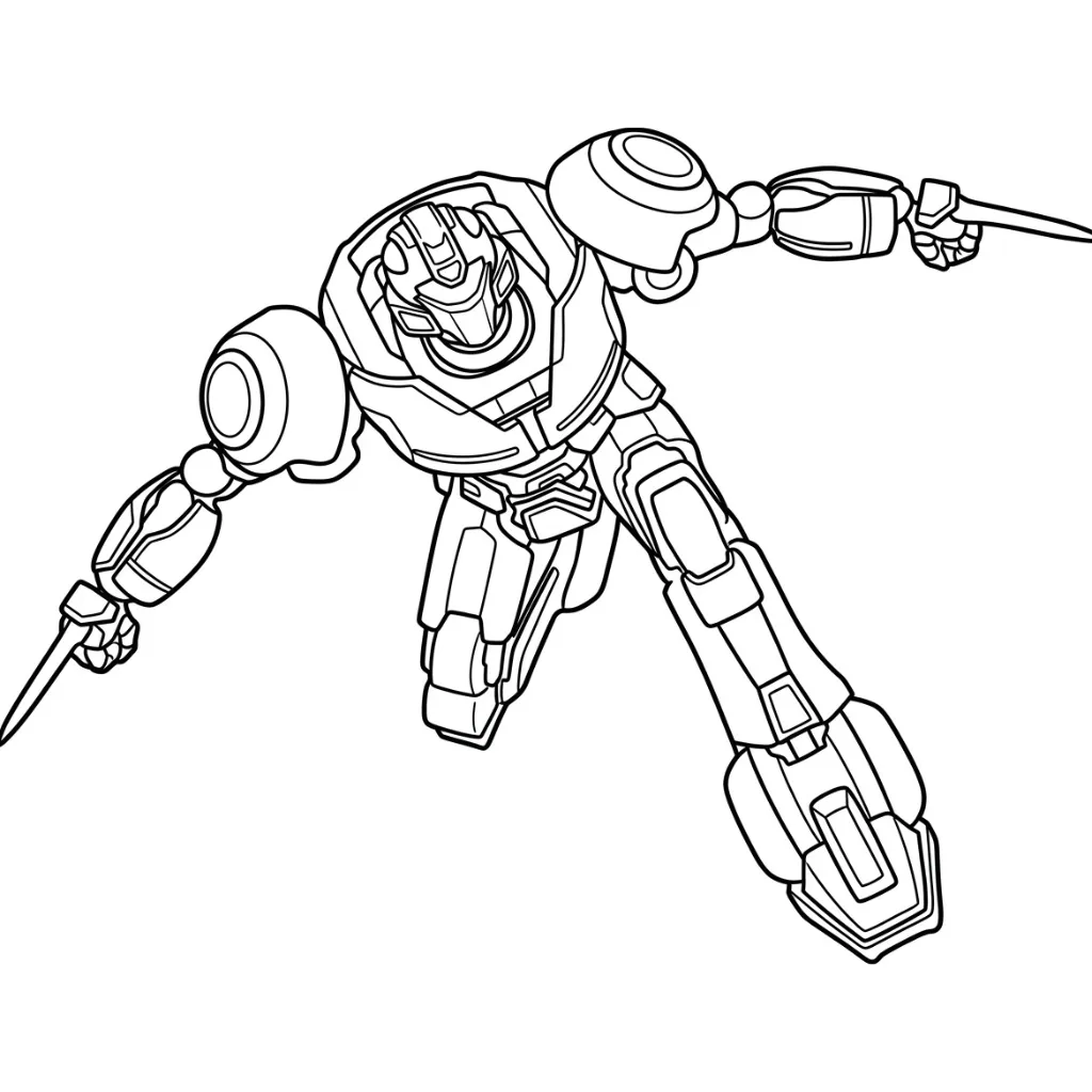 Bumblebee 23 para colorear en línea
