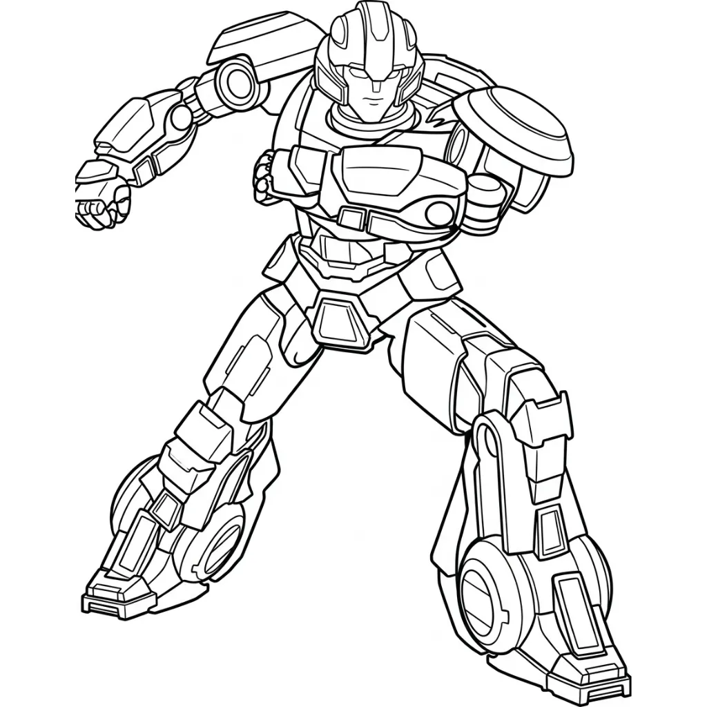 Bumblebee 28 para colorear para niños