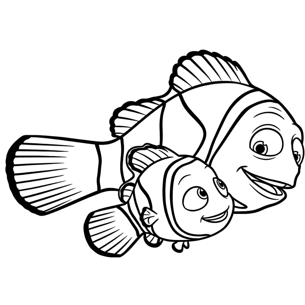 Buscando A Nemo 14 para colorear para imprimir pdf gratis