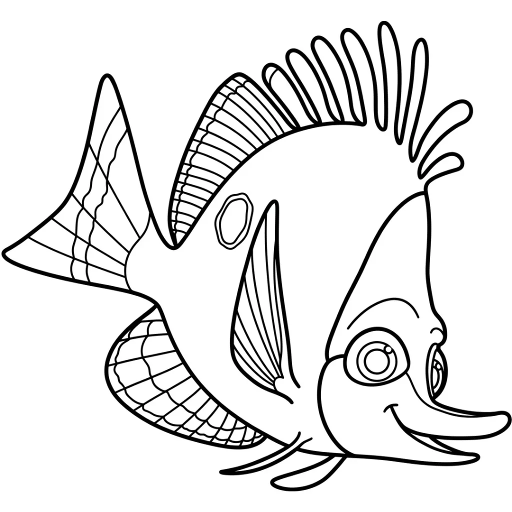Buscando A Nemo 4 para colorear para imprimir para niño de 4 años
