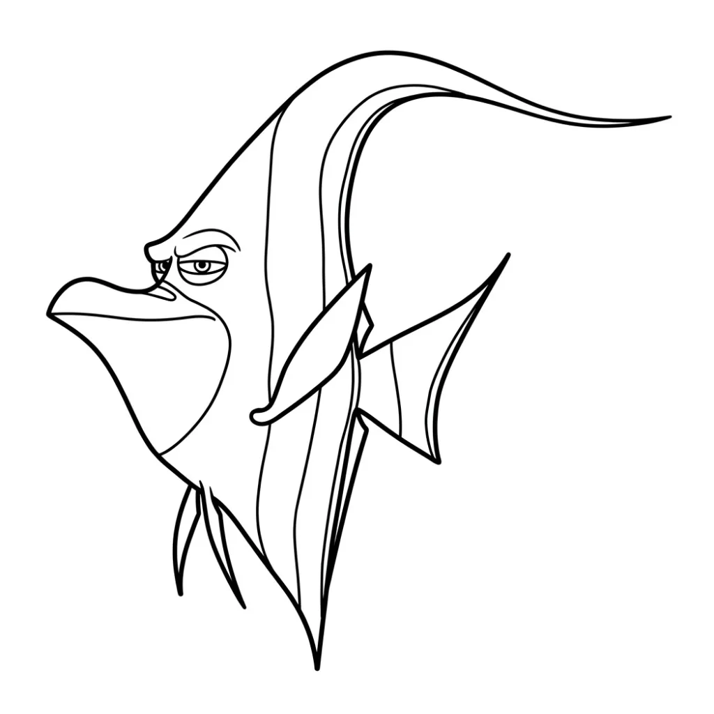 Buscando A Nemo 5 para colorear para niño gratis