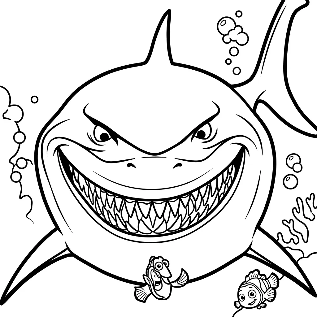 Buscando A Nemo 7 para colorear para imprimir pdf