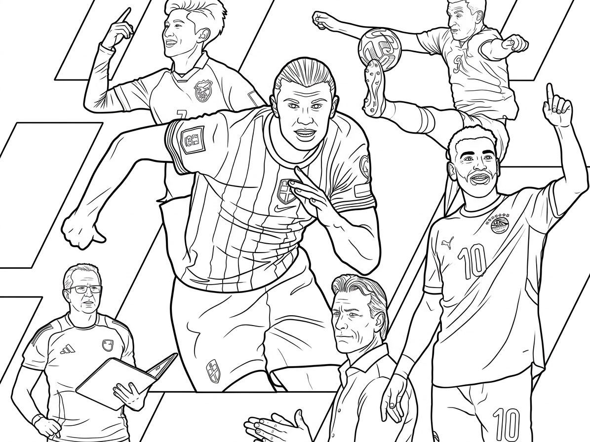 Copa Mundial 2026 Para Colorear para colorear para imprimir a4