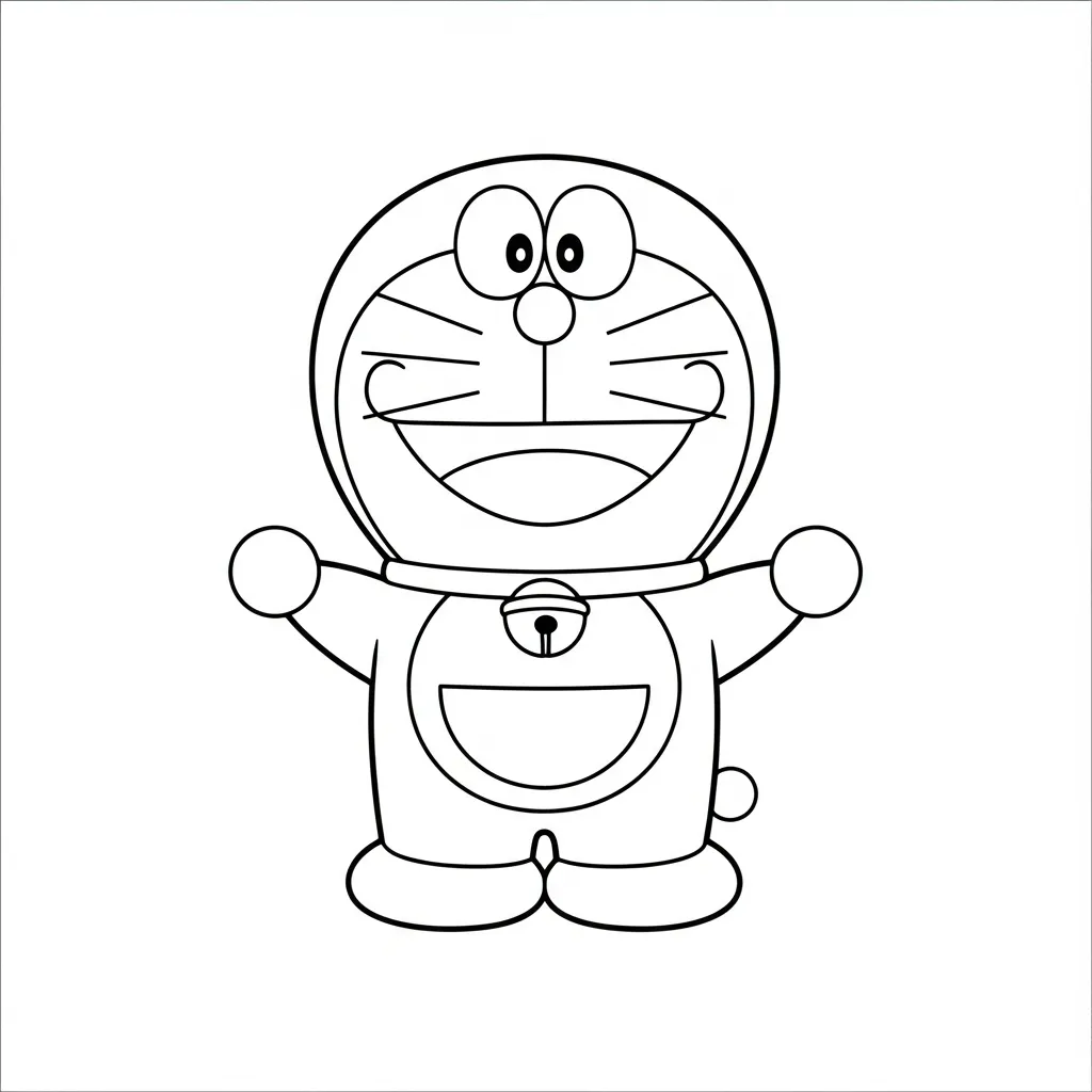 Doraemon Para Colorear para colorear para imprimir gratis