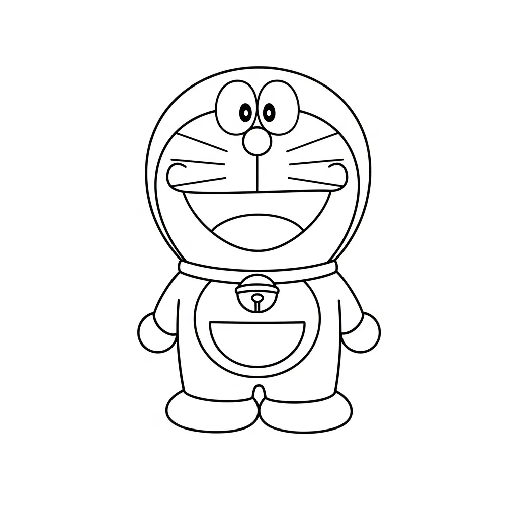 Doraemon Para Colorear para colorear para niño de para imprimir