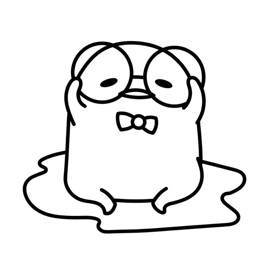 Gudetama 10 coloring pages for kids to print