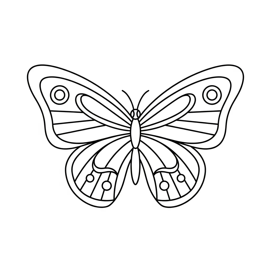 Mariposas Para Colorear para colorear para imprimir para niño de 10 años