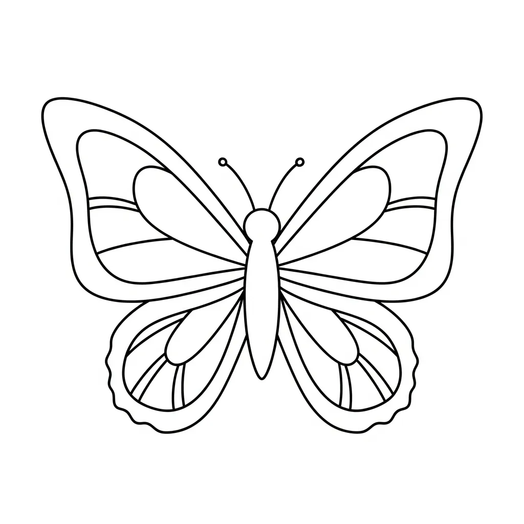Mariposas Para Colorear para colorear en línea