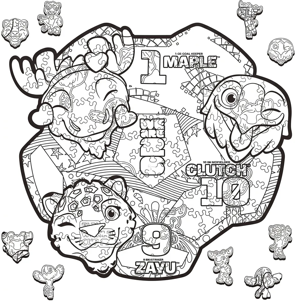 imprimir Mascota Del Mundial 2026 Para Colorear para colorear 1