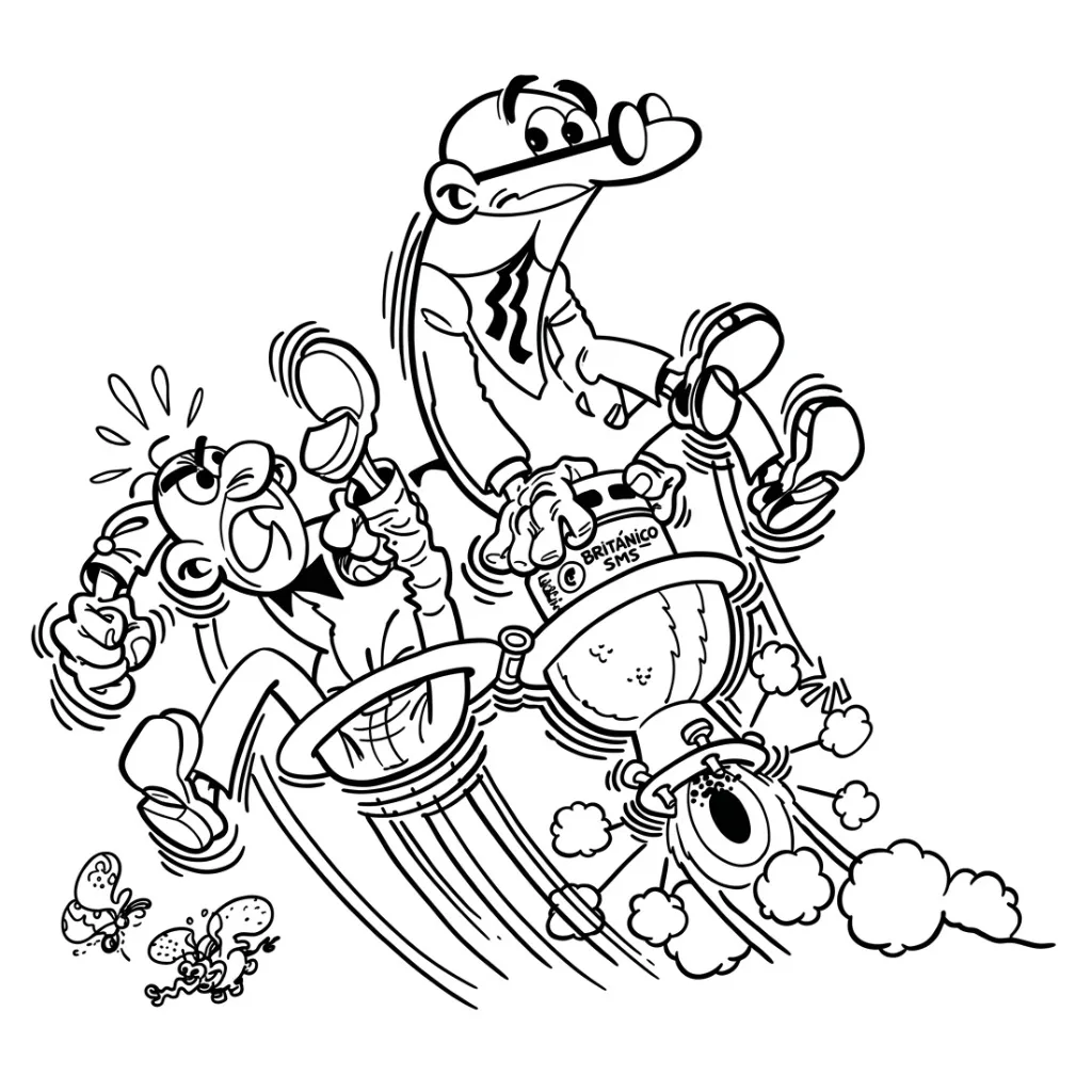 Mortadelo y Filemón 16 para colorear para imprimir pdf gratis
