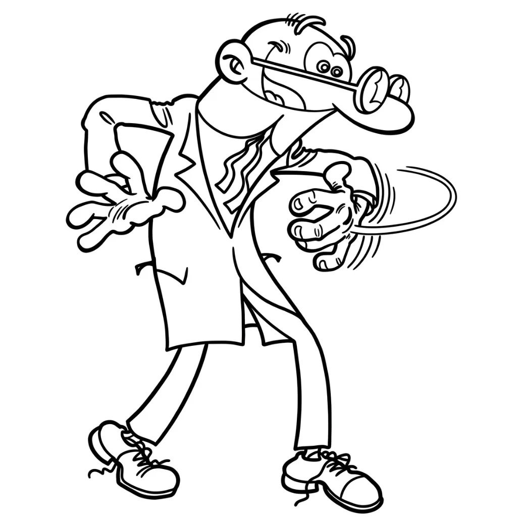 Mortadelo y Filemón 19 para colorear en línea gratis