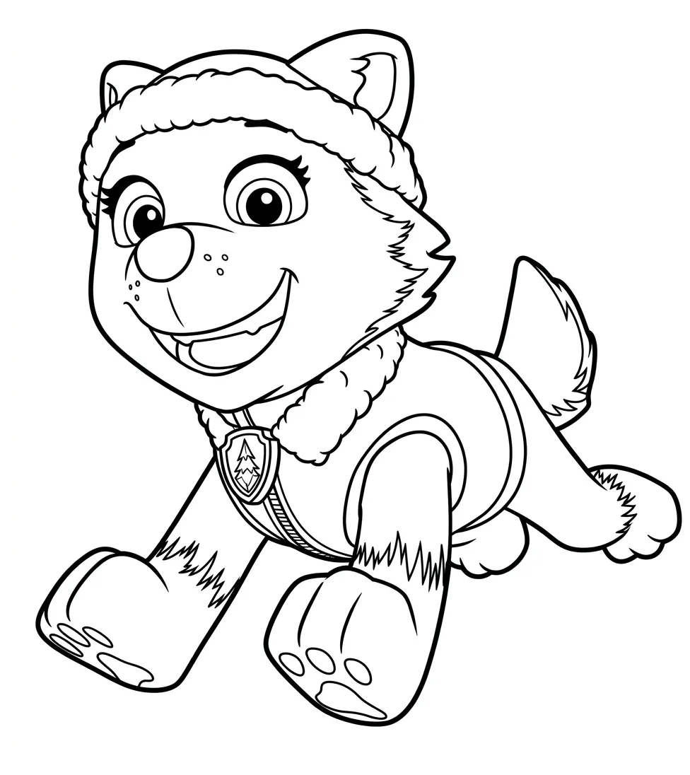 Paw Patrol para colorear para colorear para niño de 7 años 1