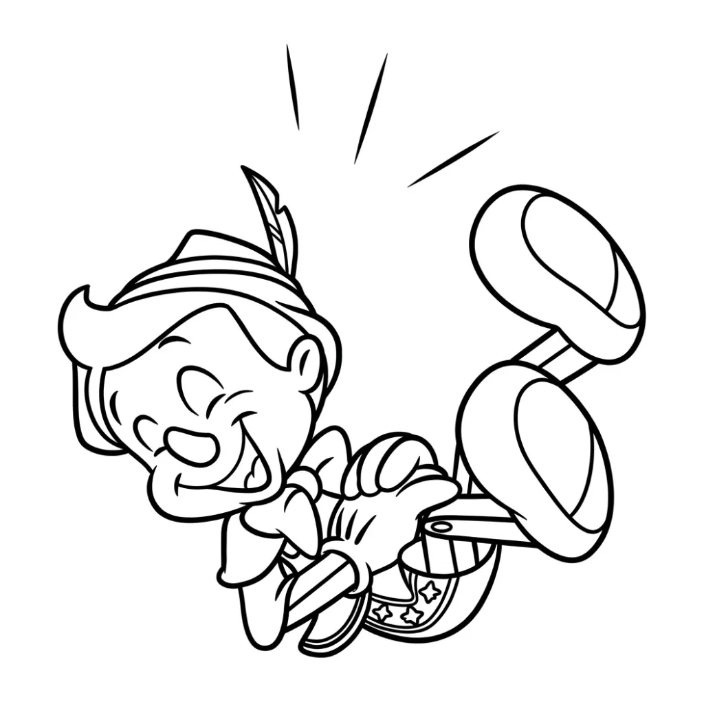 Pinocchio 11 for drawing online