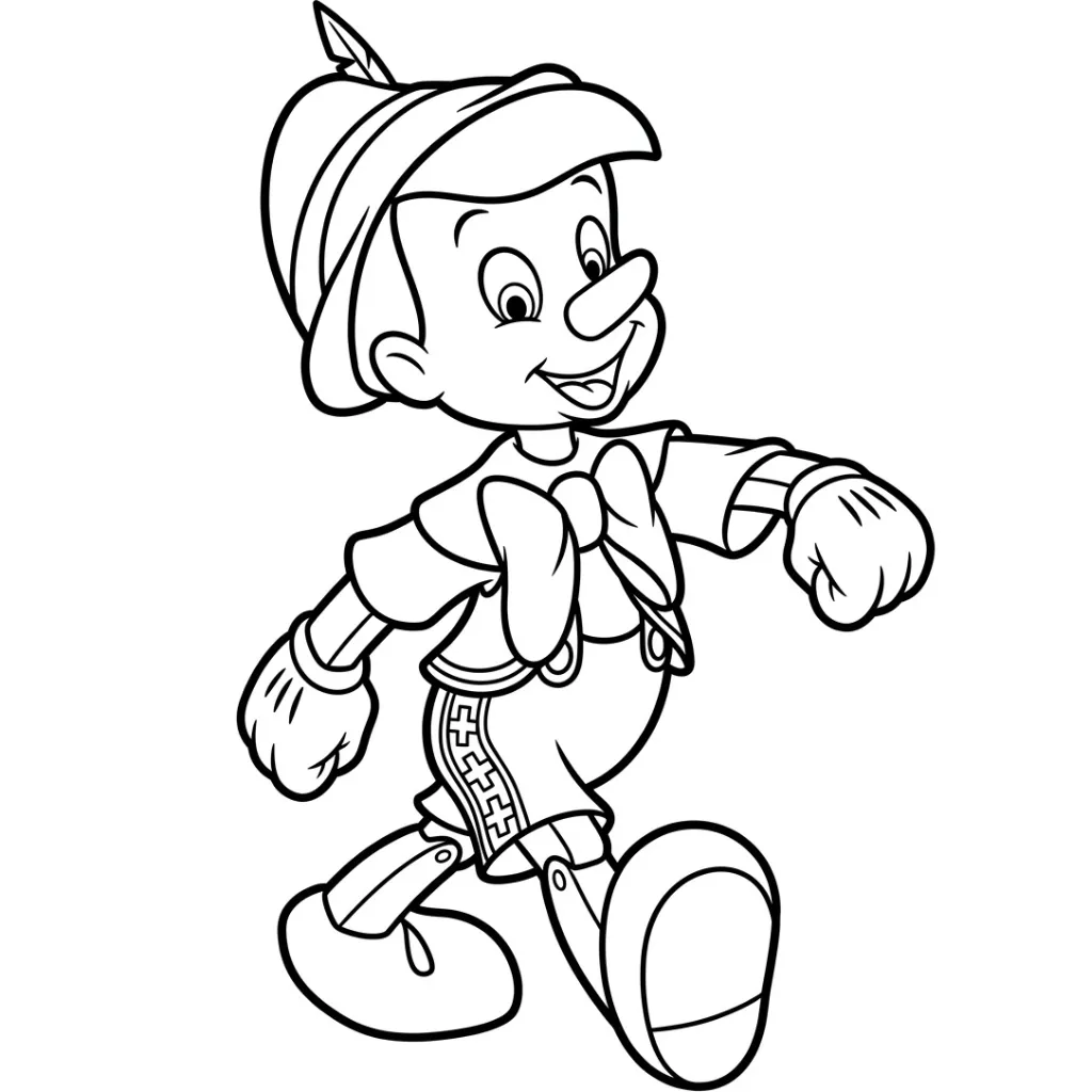 Download Pinocchio 28 free coloring pages