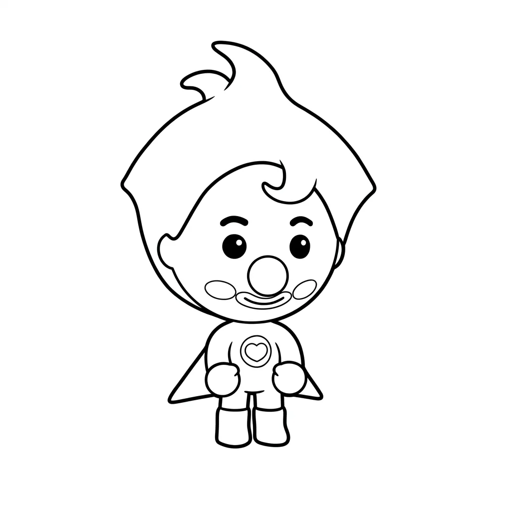 imagen para colorear Plim Plim Para Colorear niño 1