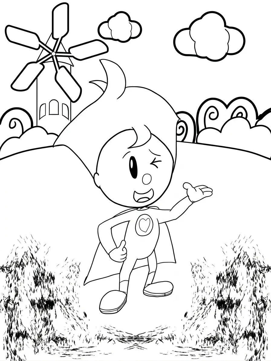 Plim Plim Para Colorear para colorear para niños para descargar