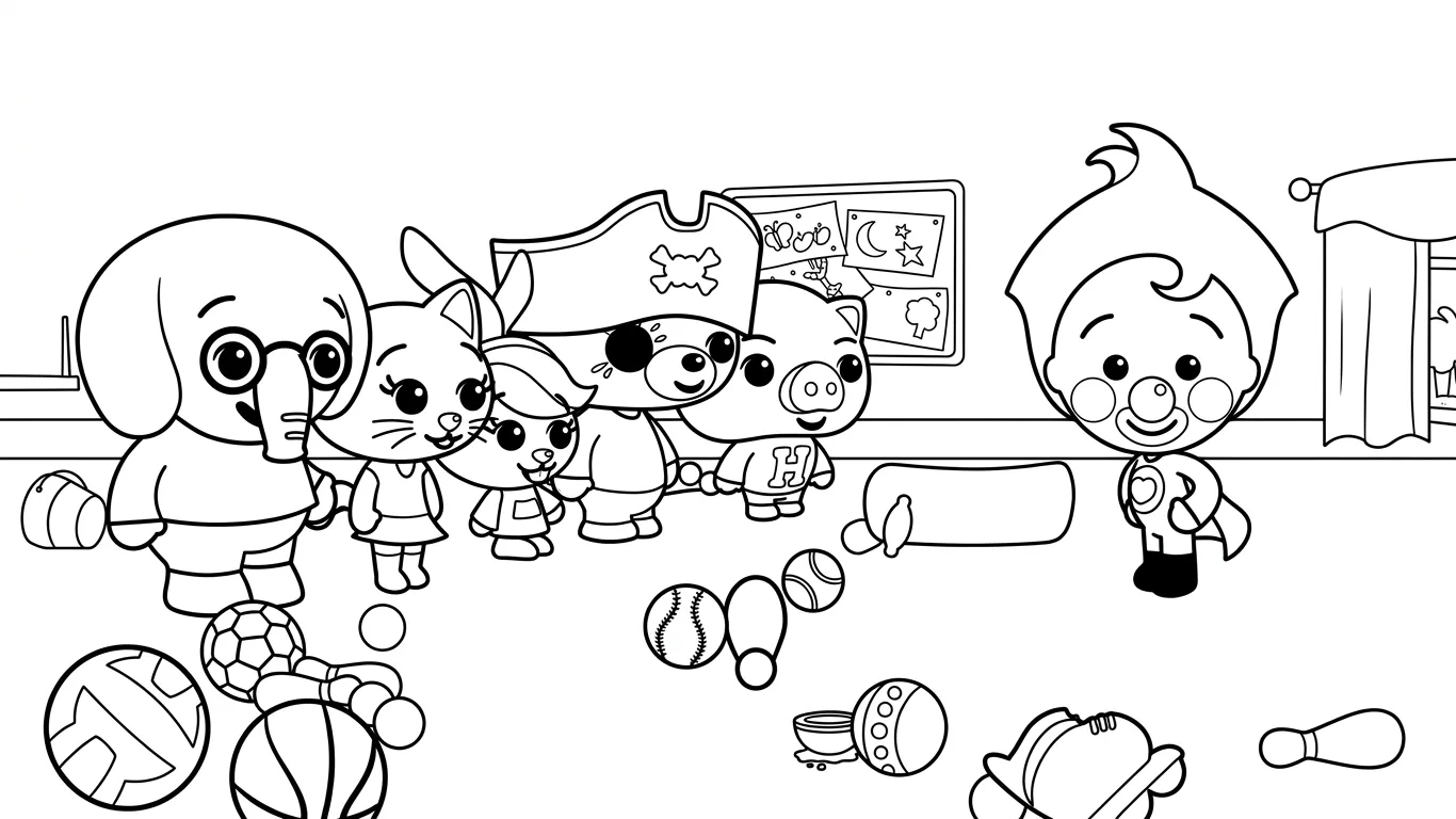 imprimir Plim Plim Para Colorear para colorear gratis