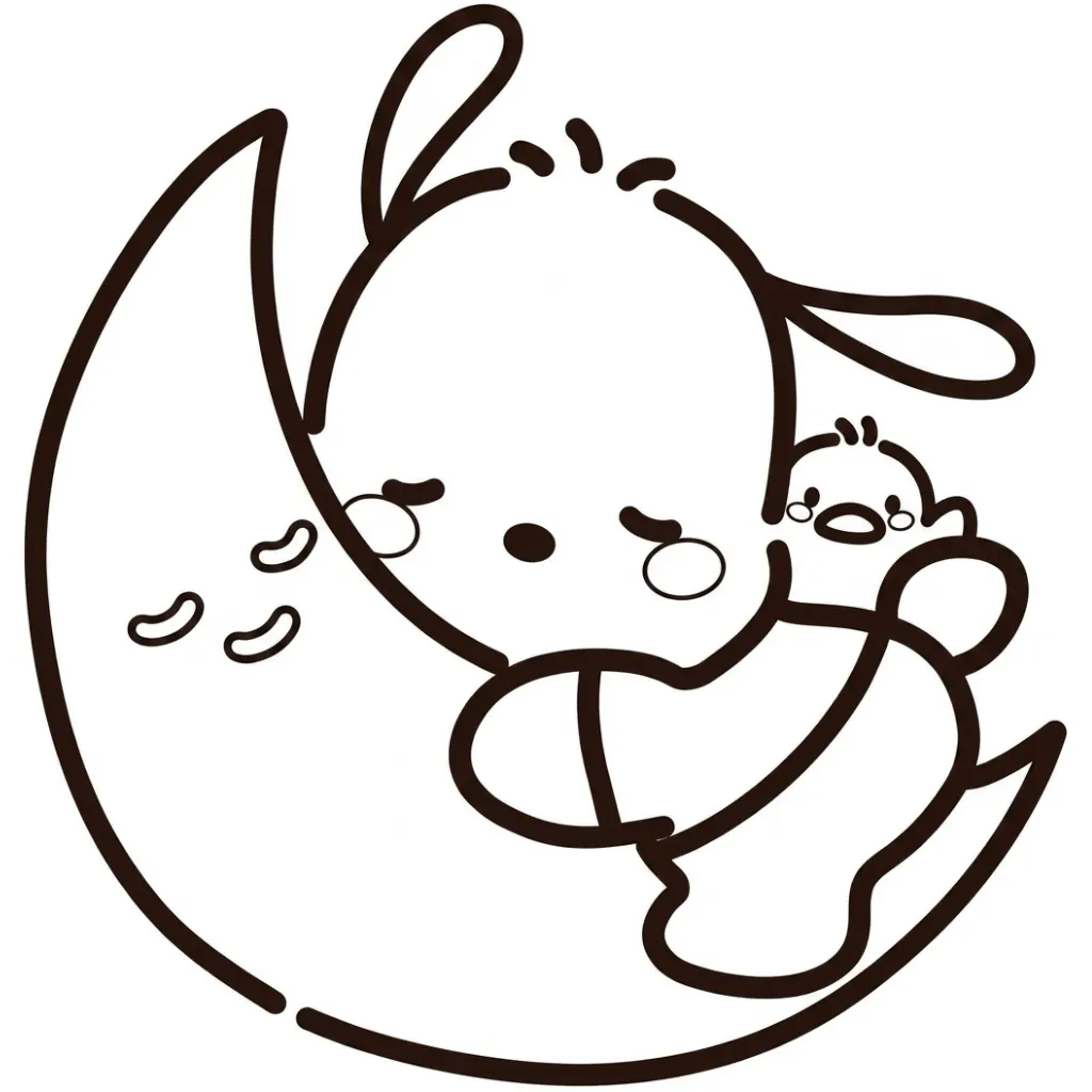 Pochacco 18 para colorear de para niños