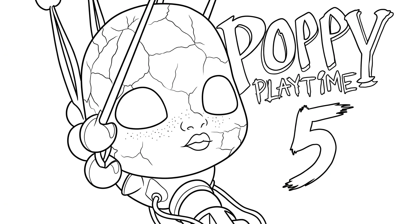 Poppy Playtime Free printable coloring pages (PDF)