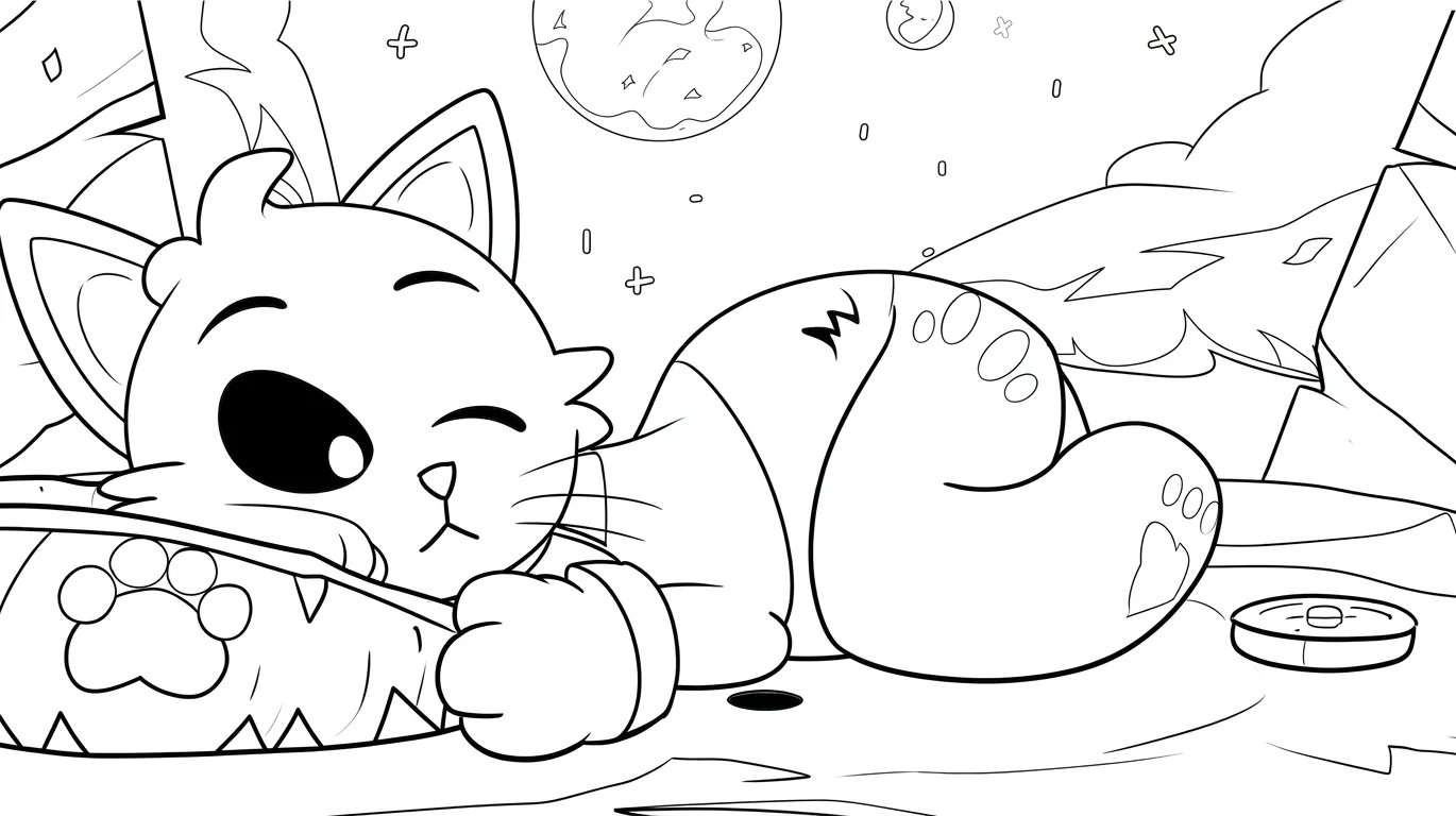 Poppy Playtime Free coloring pages for kids