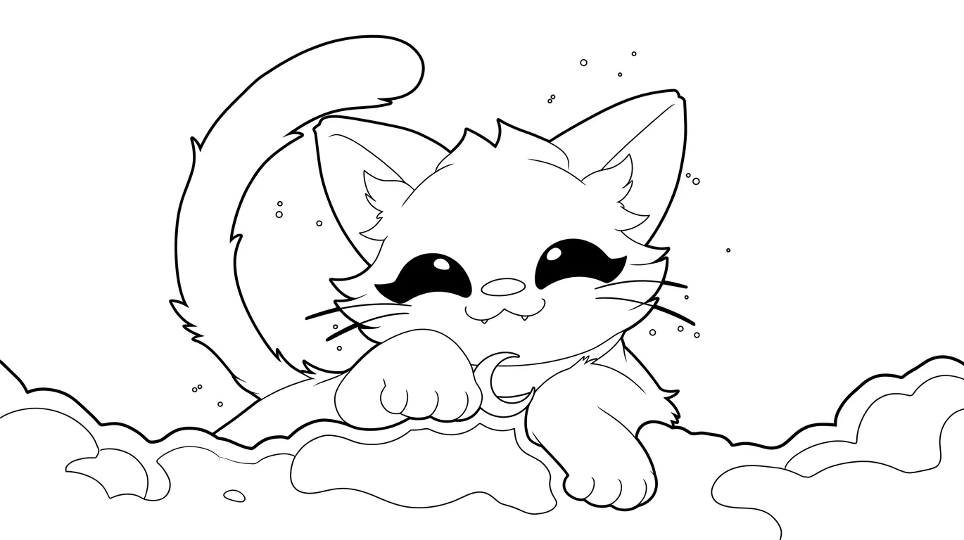 Poppy Playtime Coloring pages for 2-year-old children
