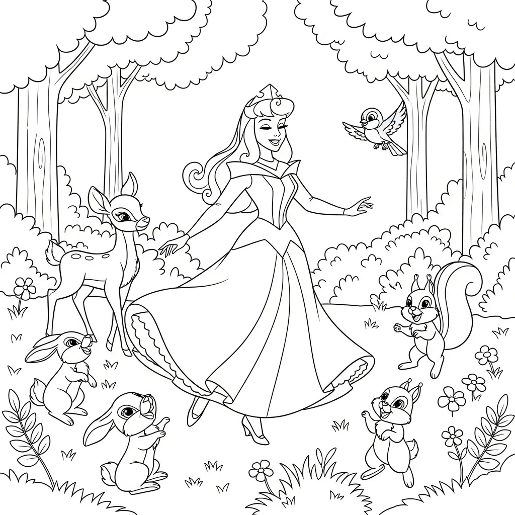 Princesas Disney Para Colorear para colorear gratis para niños