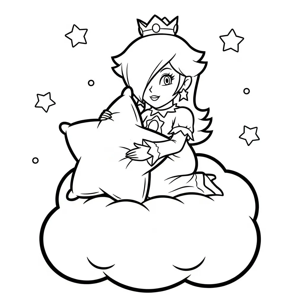 imprimir Rosalina 13 para colorear