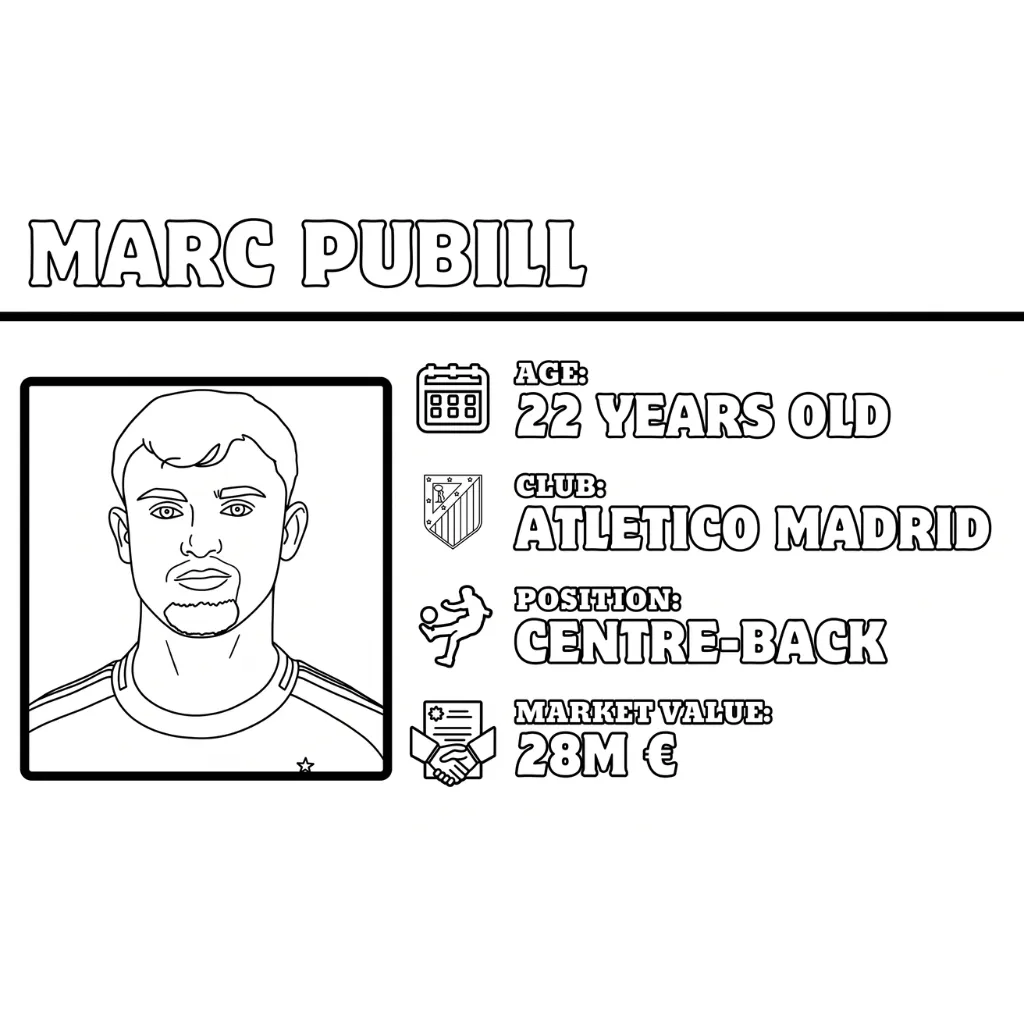 Selección De Fútbol De España – Copa Mundial 2026 22 para colorear y dibujos