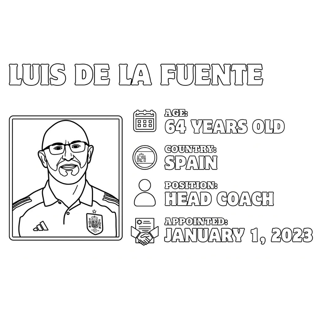Selección De Fútbol De España – Copa Mundial 2026 30 para colorear en línea gratis