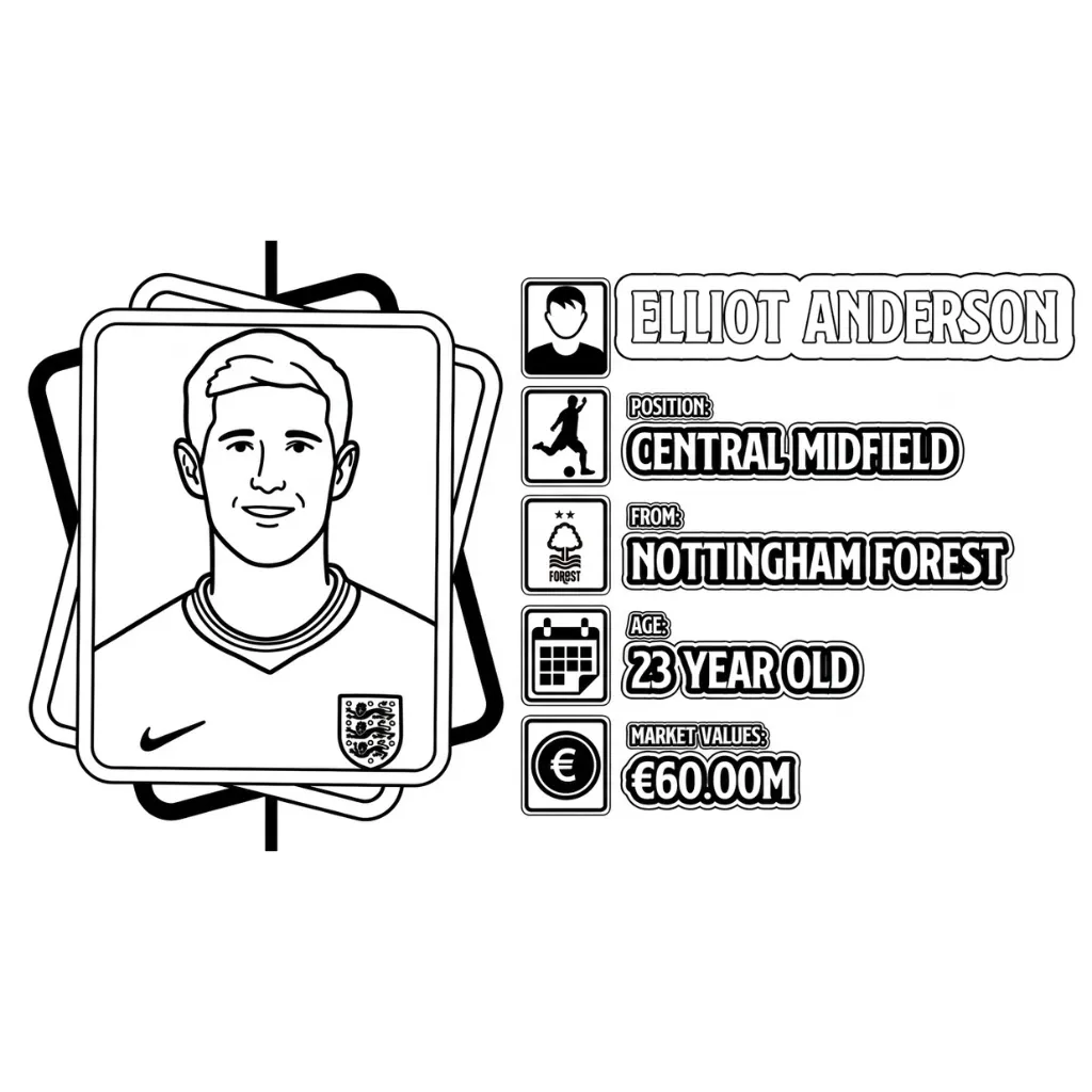 Selección De Fútbol De Inglaterra – Copa Mundial 2026 23 para colorear para imprimir gratis