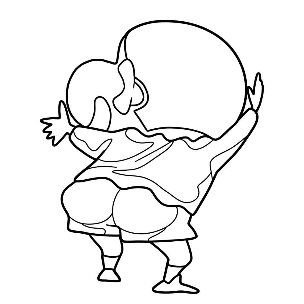 Shin Chan 13 para colorear para niños para imprimir